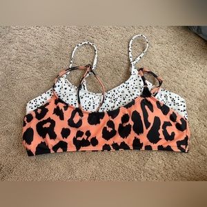 TWO SHEIN BATHING SUIT TOPS